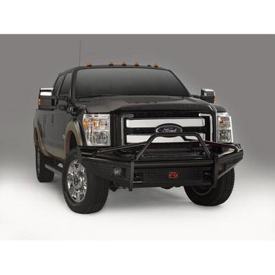 Fab Fours Black Steel Ranch Bumper with Pre-Runner Guard (Black) - FS11-S2562-1